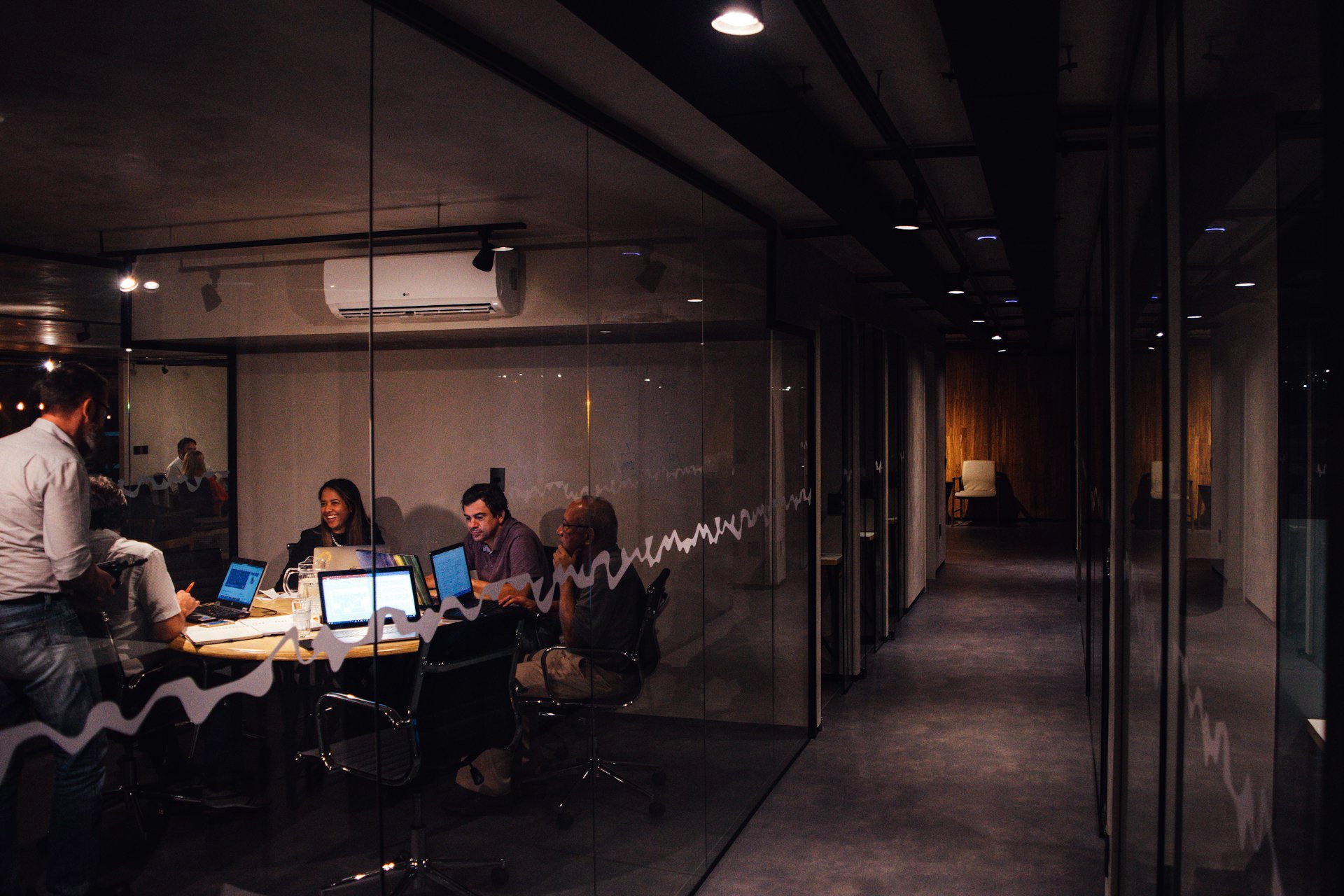 working-late